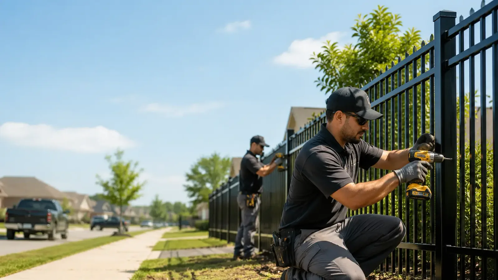 Metal Fence Installation in Woodbine, GA